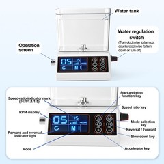 Dental Electric Brushless LED Micro motor 1:1 1:5 16:1 Water tank for Practice