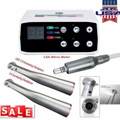Dental Electric LED Brushless Micro Motor/1:1/1:5 Increasing Handpiece