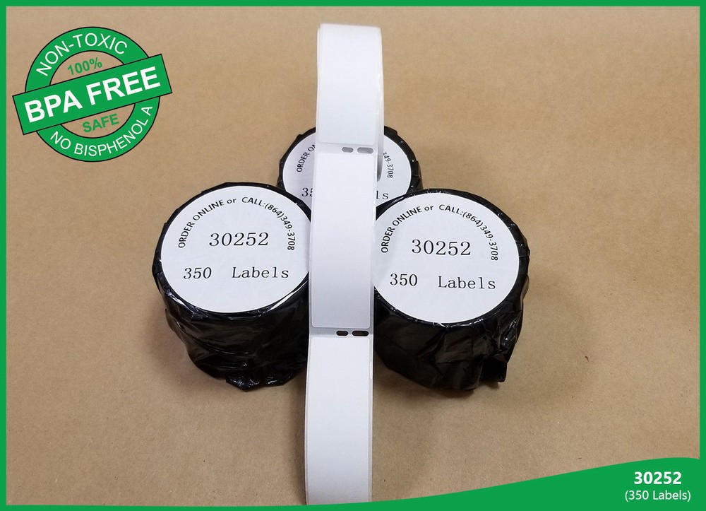 Dymo Compatible 30252 Address or Shipping/Mailing Labels; 350 Labels/Roll