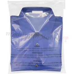 Clear Poly Bags with Suffocation Warning Self Seal Merchandise Packaging For FBA