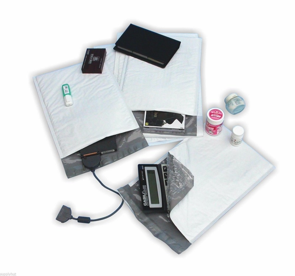 500 #000 4×8 Poly Bubble Padded Envelopes Mailers Shipping Case 4″x8″