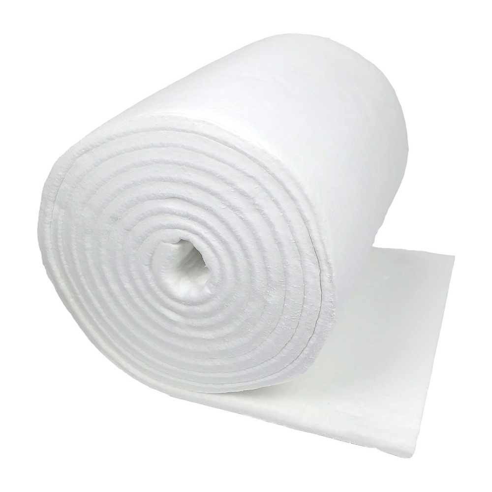 Ceramic Fiber Blanket, 2400F, High Temp Insulation 1″ x 24″ x 25′