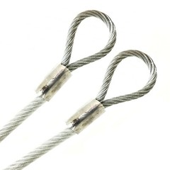 1ft – 70ft Galvanized Steel 3/16″ – 1/4″ Vinyl Coat Wire Rope Cable 7×19 strand