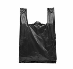 Black T-Shirt Carryout Bags (100 ct.) by Poly-America