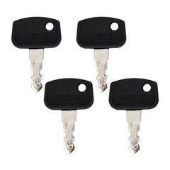 4PCS Ignition Keys For Kubota Keys 68920 RTV 500 900 1140 Tractor Ignition Keys