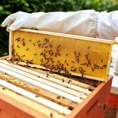 MayBee 20 Pack Honey Bee Frames with 100% Beeswax Coated Food Grade Foundation