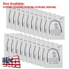 10pcs/pk Dental Orthodontic Niti Arch Wire Round Ovoid Form all size option ns