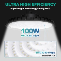 100W Led UFO High Bay Light Industrial Commercial Factory Warehouse Shop Light