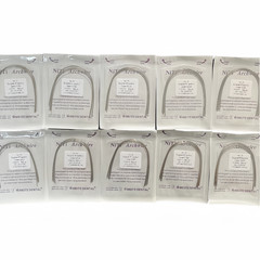 Dental Orthodontic Arch Wire Super Elastic Niti Round Rectangular Natural Form