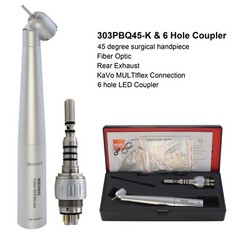 BEING Dental 45 Degree Surgical Handpiece High Speed Kavo NSK Coupler 4 6 Holes