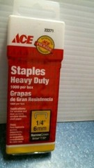 ACE 1/4″ Heavy Duty Staples 1000 pieces (22271) FS