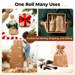 Honeycomb Packing Paper Eco-friendly 12×200 Honeycomb Cushioning Wrap Roll for