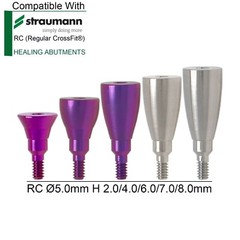 Healing Abutment NC/RC Cover Screw Healing Components fit Straumann BL/BLT