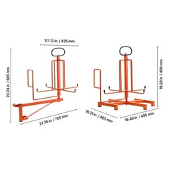 Cable Dispenser Floor or Stud Mounted Portable for Electrical Industrial Retail