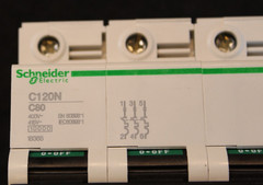 Schneider Electric circuit-breaker, C120N, 3P, 80 A, C curve 18365