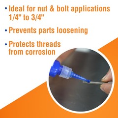 Permatex Medium Strength Threadlocker Blue 6ml Automotive Fastener Sealant