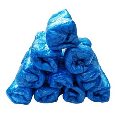 100 Pieces Disposable Plastic Shoe Cover PE Waterproof Shoe Cover for Hotel/Home