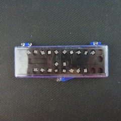 20Pc/pk Dental Orthodontic Ceramic Brackets Braces ROTH/MBT Slot.022 Hooks 3-4-5