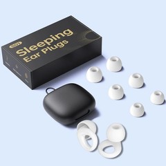Noise Reducing Reusable Silicon Earplugs 30dB for Sleeping,Deep Focus,Travel Etc
