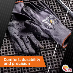 Maxiflex Ultimate Men’S X-Large Gray Nitrile Coated Work Gloves with Touchscreen
