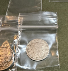 50 Clear Zip Seal Poly Bags for Jewelry, Coins, & Small Items – 2″ x 1.5″