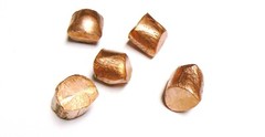 Pure Copper 99.99% Oxygen Free Cu Metal Anodes Slugs Melting Casting Alloy 1 Lb