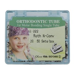 Dental Orthodontic Buccal Tube Molar Tubes Roth MBT 0.022 Convertible Monoblock