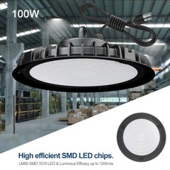 100W Led UFO High Bay Light Industrial Commercial Factory Warehouse Shop Light