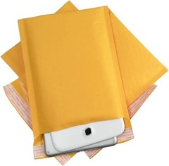 4X8 #000 Kraft Bubble Mailers Padded Envelopes Shipping Bags Self-Seal