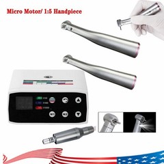 Dental Electric LED Brushless Micro Motor/1:1/1:5 Increasing Handpiece