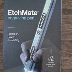 Craft Culture EtchMate Electric Engraving Pen Kit 30 Bits USB Tip Guide CC-005