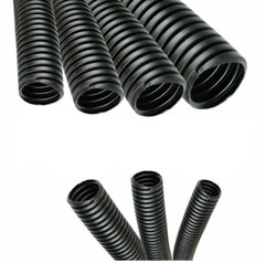 ALL SIZES 1 FT – 100 FOOT Split Wire Loom Polyethylene Tubing Marine Conduit LOT