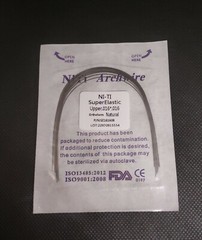 Dental Orthodontic Super Elastic NITI Arch Wires Rectangular Natural Form Wires