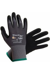 3 PAIR Small 34-874 MaxiFlex Ultimate Micro Foam Nitrile Grip Coated WORK GLOVES