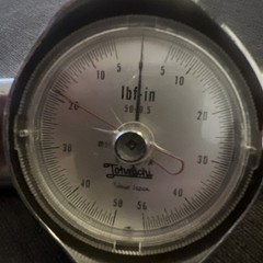 Vintage Tohnichi 60DB-A Dial Torque Wrench 1/4″ Drive 0–60 in-lb Japan