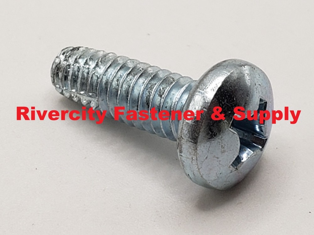 1/4-20×3/4 Phillips Pan Thread Cutting Screws Type F 1/4x20x3/4 Zinc 1/4x20x3/4