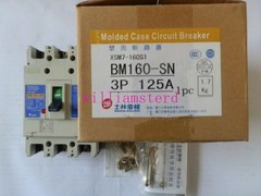 1 pcs Shihlin BM160-SN 3P 125A Molded case circuit breaker