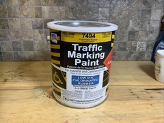 Rae 7494-01 Traffic Zone Marking Paint, 1 Gal, Yellow, Chlorinated Solvent
