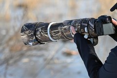 Waterproof Lens Cover for Canon RF 200-800mm F6.3-9 is USM Camouflage R