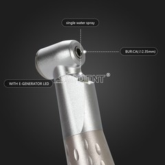 Dental 1:5 Electric Fiber Optic LED Contra Angle Handpiece High Speed 1:4.2 1:1