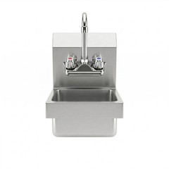 12 in. x 9 in. x 13 in. Wall Mount Stainless Steel Hand Sink