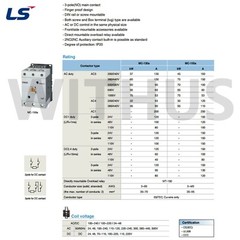 LS MC-130a 3P 2a2b MC Magnetic Contactor AC100-240V – Tracking