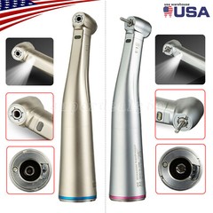 Dental 1:1/1:5 LED Contra Angle Handpiece Inner Spray fit NSK E-type Motor OR