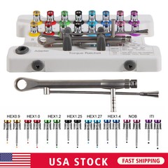 Dental Universal Implant Prosthetic Kit Torque Wrench Screw Drivers Remover st