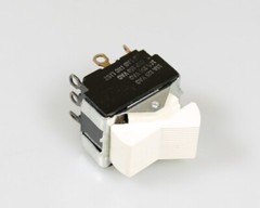 TIHL50-1L-WH-FN Carling Full Size White Rocker Switch 3PDT On-None-On