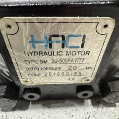 HACI Hydraulic Drive Motor – 900 NEUSTARR NEW OPEN BOX Emerald Part # 12100400