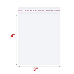 Clear Resealable Self Sealing Cello Cellophane Bag Plastic OPP Poly Bag Any Size