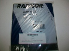 Radnor Filter Plate Shade 9 Heat Treated Glass 4-1/2 x 5 1/4″ Lot of 6 Welding