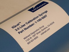 Midmark IQcal 3.0 Liter Calibration Syringe 1-100-0007 Medical as shown