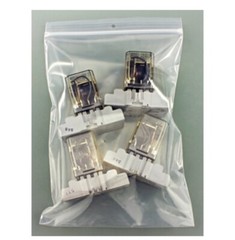 13″ x 18″ Zipper Bag with Hang Hole (4 mil Durable Plastic) Reusable, 500/carton